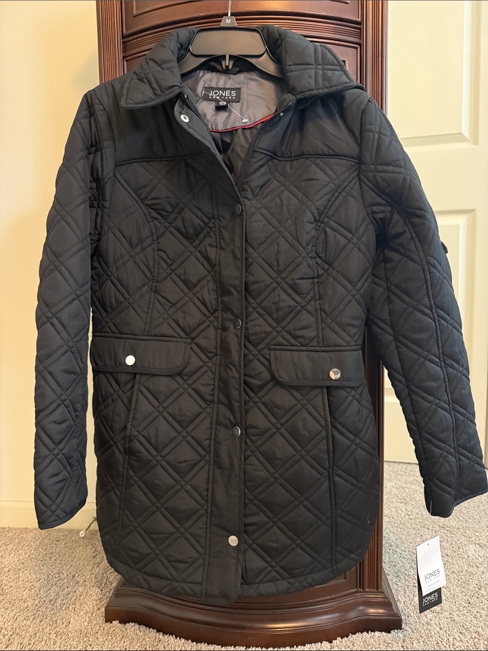 Jones New York Quilted Coat